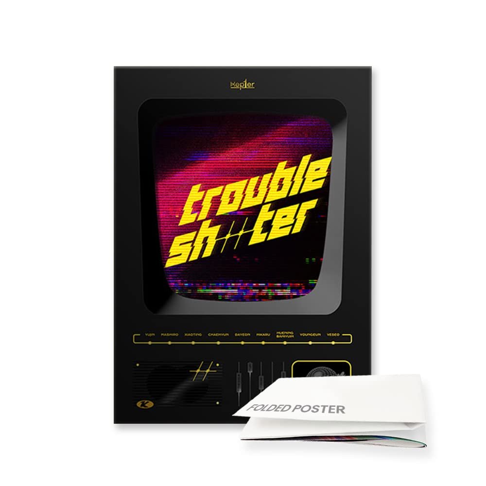 dreamus Kep1er - 3rd mini album TROUBLESHOOTER photobook ( DAYDREAM ver ) + Pre-order Folded poster