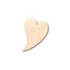 Unfinished Wood Flying Heart Shape Craft up to 46" DIY 10" / 1/8" view 1