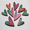 Unfinished Wood Primitive Heart Shape | Valentine's Day | Craft Cutout | Up to 46" 12" / 1/8" view 4