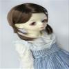 1/3 SD DOD Doll Wigs JD509 8-9inch 21-23cm Synthetic Mohair Nature Short Twins Braided Ponytails Country Girl BJD Hair (Blend Brown) view 2
