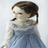 1/3 SD DOD Doll Wigs JD509 8-9inch 21-23cm Synthetic Mohair Nature Short Twins Braided Ponytails Country Girl BJD Hair (Blend Brown) view 4