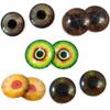 Monster Eyes Collection Bundle Set of 10 Eyes - Bulk Wholesale Lot - Taxidermy Art Sculptures or Jewelry Making Supply for Pendant Making Wire Wrapped Jewelry Faux Craft Taxidermy or Sculptures (40mm) view 1