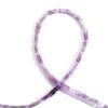 4X13MM Rectangular Column Natural Stone Amethyst Gemstone Loose Beads Tube Energy Stone Healing Power for Jewelry Making DIY Bracelets Earring Making view 2