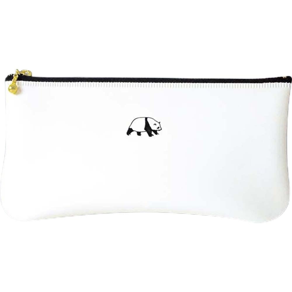 El Commune Matka PPC-029 Pen Case, One Point Flat Pen Case, Panda, White