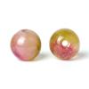 100Pcs Natural Stone 10mm Rose Red Jasper Round Loose Gemstone Energy Healing Beads Hole Size 1mm DIY Smooth Beads for Bracelet Necklace Earrings Jewelry Making view 2