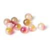 100Pcs Natural Stone 10mm Rose Red Jasper Round Loose Gemstone Energy Healing Beads Hole Size 1mm DIY Smooth Beads for Bracelet Necklace Earrings Jewelry Making view 4