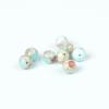 100Pcs Natural Stone 10mm Azure Imperial Jasper Round Loose Gemstone Energy Healing Beads Hole Size 1mm DIY Smooth Beads for Bracelet Necklace Earrings Jewelry Making view 3