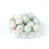 100Pcs Natural Stone 10mm Azure Imperial Jasper Round Loose Gemstone Energy Healing Beads Hole Size 1mm DIY Smooth Beads for Bracelet Necklace Earrings Jewelry Making view 4