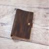 Personalized instax mini photo album with sleeves, vintage leather instax mini wide photo album, leather photocard binder book X06-LIX0PA view 2
