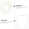 CALLARON 1pc Fashion Handbag Chain Strap Detachable Bag Accessory for Women Stylish for Purses and Suitcases Easy Installation with Chic Buckles White view 2