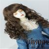 1/3 SD DOD Doll Wigs JD311 8-9inch 21-23cm Long European Wave Air Thin Bangs Synthetic Mohair BJD Doll Wigs (Medium Brown) view 2