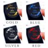 100 Pcs Custom Gold Foil Stickers - Personalized Transparent Decorative Labels for Wedding Favors, Envelope Seals, Gift Wrapping & Business Packaging - Waterproof Real Foil Vinyl (Heart Wreath) view 2