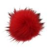 homeemoh 13-14 cm Furry Faux Fur Pom Pom with Snap, Detachable Pompom Balls for Knit Hats Bags Shoes view 1