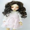 Jusuns JD340 6-7inch 16-18CM 1/6 YOSD Lady Roll Curly Girlish Sauvage Synthetic Mohair BJD Doll Wigs (Medium Brown) view 1