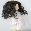 Jusuns JD340 6-7inch 16-18CM 1/6 YOSD Lady Roll Curly Girlish Sauvage Synthetic Mohair BJD Doll Wigs (Medium Brown) view 2