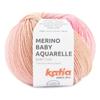 Katia Merino Baby Aquarelle Yarn (357 - Pink-Sky-Apricot) view 2