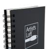6 Pack: Black Hardcover Watercolor Book by Artist's Loft, 5.5; x 8.5; view 3