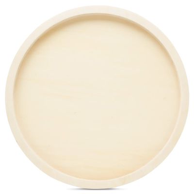 Circle Wood Sign Blank, 18 inch Diameter, Pack of 5 Canvas Panels for Crafts & Resin by Woodpeckers