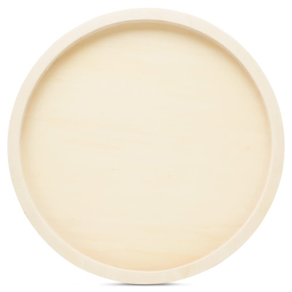 Circle Wood Sign Blank, 18 inch Diameter, Pack of 5 Canvas Panels for Crafts & Resin by Woodpeckers