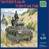 Unimodel 290-1/72 Tank PanzerIII Ausf E, Scale Plastic Model kit view 1