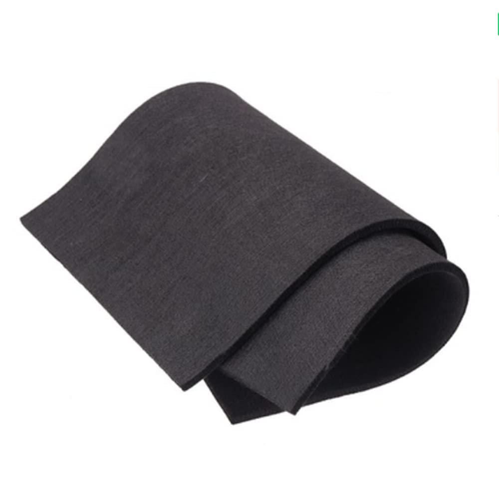 2 Pcs Pan Based Graphite Carbon Felt High Pure Graphite Carbon Fiber Cloth Fabric Mat Foil Felt - ( Cutting Size : 200 x 300 x 5mm Thick )