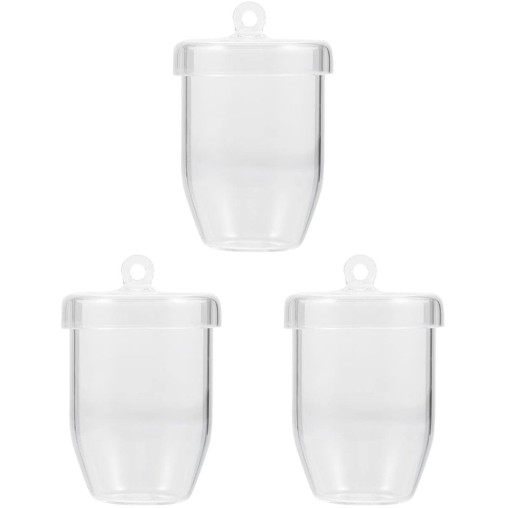 ULTECHNOVO 3pcs Quartz Melting Crucible for High-Temperature Metal Smelting and Precise Foundry Cup for Melting Cover