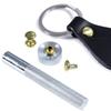 Double Cap Rivet Hand Setter Tool - (Includes Base and Ram) - for Double Cap Leather Rivets view 2
