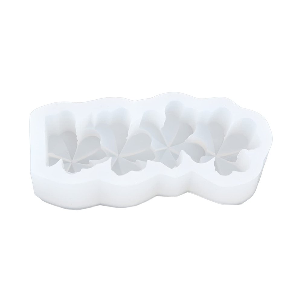 PENO Easy to Silicone Candle Mold Food Grade Reusable Candle Mold Silicone Candle Mold (Four-Leaf Clover)
