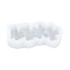 PENO Easy to Silicone Candle Mold Food Grade Reusable Candle Mold Silicone Candle Mold (Four-Leaf Clover) view 1