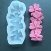 PENO Easy to Silicone Candle Mold Food Grade Reusable Candle Mold Silicone Candle Mold (Four-Leaf Clover) view 2