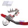 CKPSMS Brand -1SET Swing Away Adjustable Plain Raw Edge Single Fold Binder #A4B for Sewing Machines (Tape Cut Size 3/8") view 2