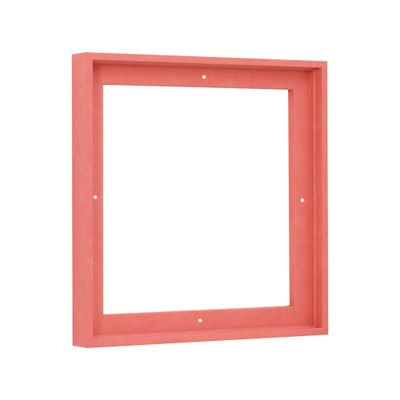 Pixy Canvas Floater Frame 18x18 for 3/4 (0.75) inch Deep Canvas Paintings/Canvas Prints/Wood Canvas Panels/Wall Art/Wall Decor/Home Decor/Artwork (Pastel Red/Pink, 18 x 18 inch, Square)