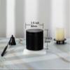 Aroparc Candle Tins 8oz with Lids, 24 Pack Seamless Round Metal Candle Jars, Bulk Empty Containers for DIY - Black view 2