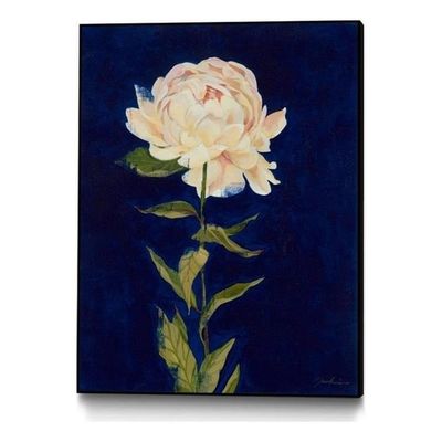 Giant Art Canvas 24x32 Pretty As A Peony I Framed in Multi-Color