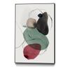 Giant Art Canvas 24x36 Kachi I Framed in Red view 1