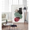 Giant Art Canvas 24x36 Kachi I Framed in Red view 3