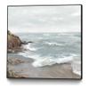 Giant Art Canvas 20x20 Beautiful Bay Framed in Multi-Color view 1