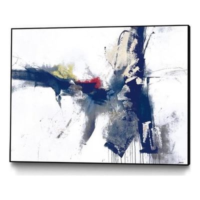 Giant Art Canvas 24x18 Smash V2 Framed in Pink