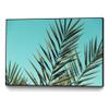 Giant Art Canvas 36x24 Tropical vibes Framed in Green view 1
