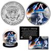 Artemis Missions NASA Space Program Moon JFK Kennedy Half Dollar U.S. Coin view 1