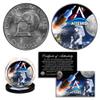 Artemis Missions NASA Space Program Moon Genuine 1976 U.S. Bicentennial IKE Eisenhower Dollar Coin view 1