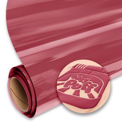 Siser Easy Puff HTV 11.8"x10yd - Puffy Heat Transfer Vinyl (Wine) - Compatible with Siser, Cricut, and Silhouette Cutters CPSIA Certified