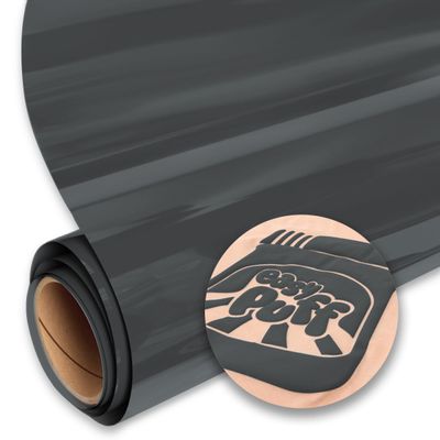 Siser Easy Puff HTV 11.8"x50yd - Puffy Heat Transfer Vinyl (Black) - Compatible with Siser, Cricut, and Silhouette Cutters CPSIA Certified