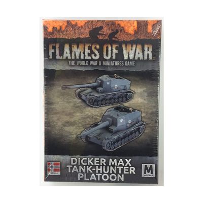 Battlefront Miniatures Flames of War WW2: German - Dicker Max Tank-Hunter Platoon