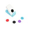 Cady Handmade Scrapbooking One Inch 25mm Hexagon Punches Size Craft Lever Punch Embossing Puncher Punch (1Inch Hexagon) view 1