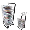 Art Drying Rack, Flexible Shelves, Sturdy Metal Art Rack, Power Coated Design, Mobile Art Drying Rack for Classrooms, Art Studio and Home Use (Size : 25-Layer) view 1