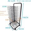 Art Drying Rack, Flexible Shelves, Sturdy Metal Art Rack, Power Coated Design, Mobile Art Drying Rack for Classrooms, Art Studio and Home Use (Size : 35-Layer) view 2