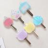Resin Key Cover, Cute Reusable 6 Shape Silicone Keychain Resin Silicone Keyring Making Kit for Keychain Decor Car Pendant Gift view 4