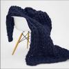 MHUQIA Chunky Knit Blanket 39x47in, Knitted Warm Knitting Throw, Soft Chenille Polyester Yarn, Machine Washable, Cozy for Cuddling in Bed, Couch, Chair, Pet Mat, Baby Blanket, Gift view 1