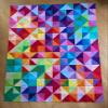 200 PCS 4" x 4" Solid Color Precut 100% Cotton Fabric Squares Fabric Bundles for Sewing & Quilting view 1